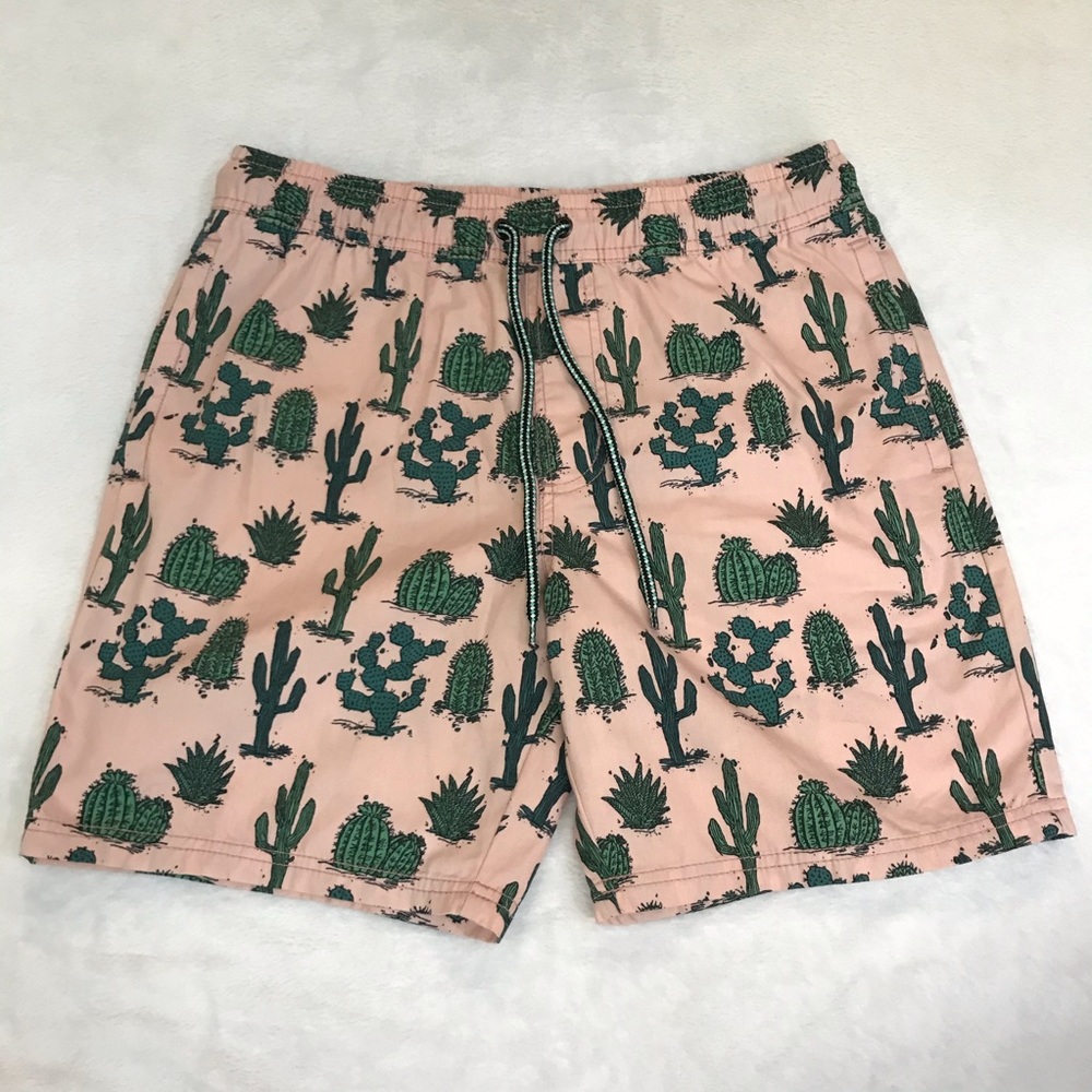 Retrofit Men’s Pink Cactus Shorts Medium